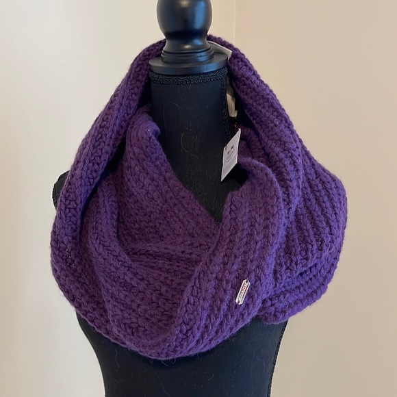 Coach chunky twisted Cowl scarf - Picture 1 of 2